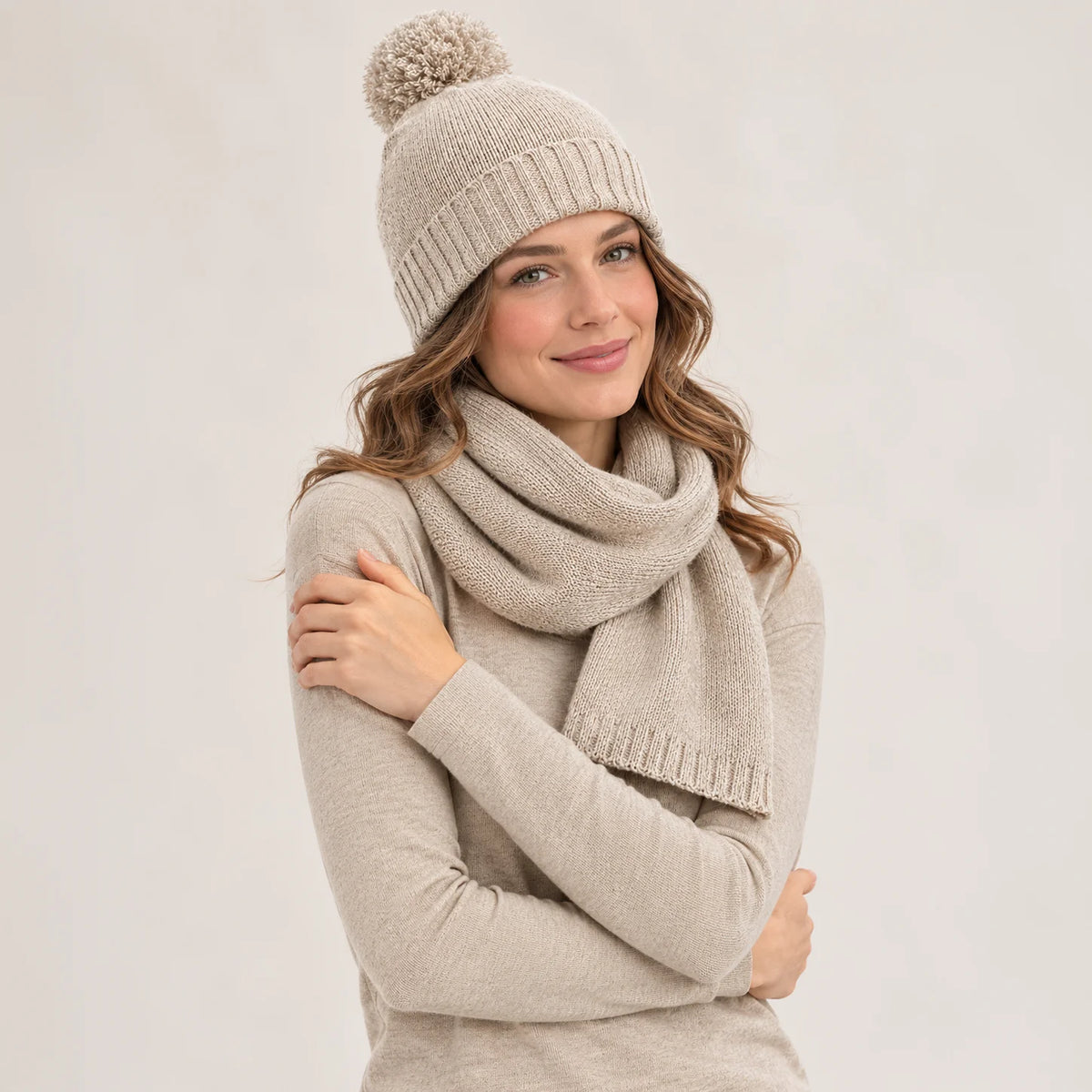 Coffret Cadeau Bonnet et Écharpe - Idée Cadeau Noël Douceur & Style