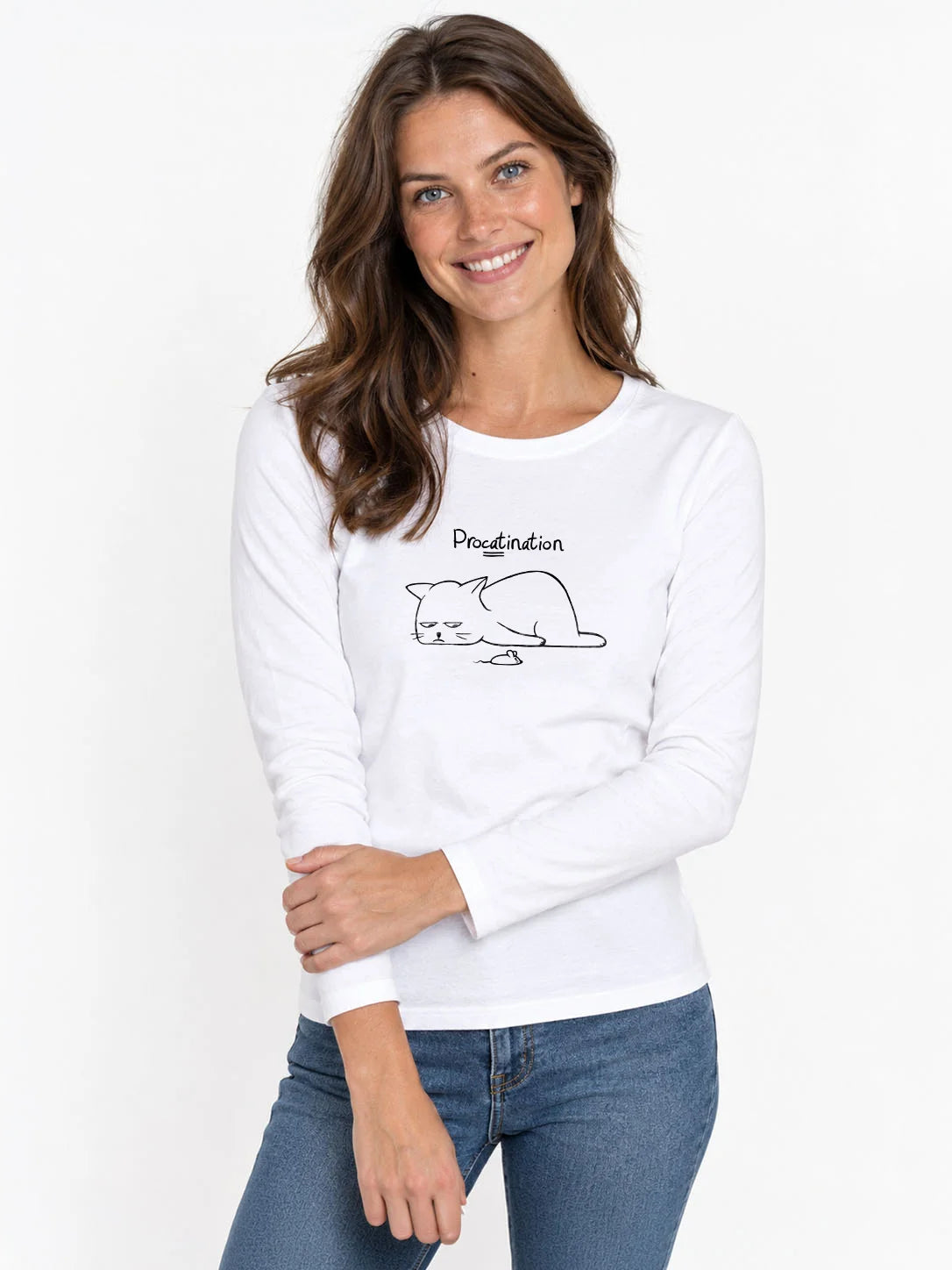 LSL Damen-T-Shirt Prokatination
