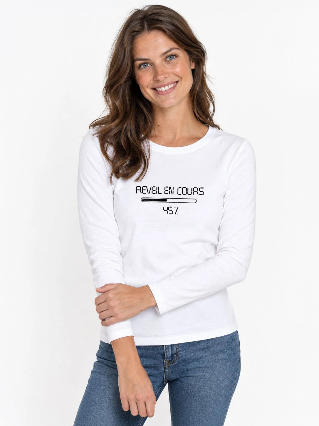 LSL Damen-T-Shirt Wecker läuft... Ladebildschirm...