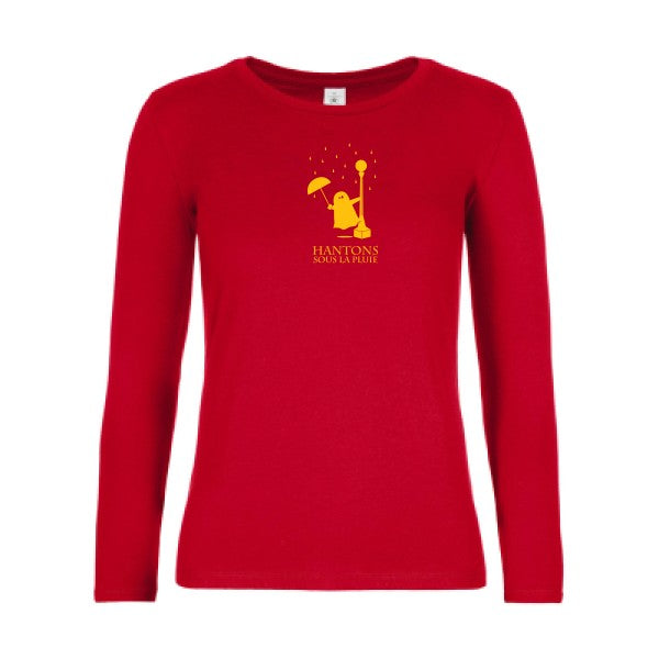 Damen-T-Shirt LSL Hantons im Regen