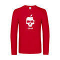 iskull - t shirt- manches- longues- original- humour- Red impression Face