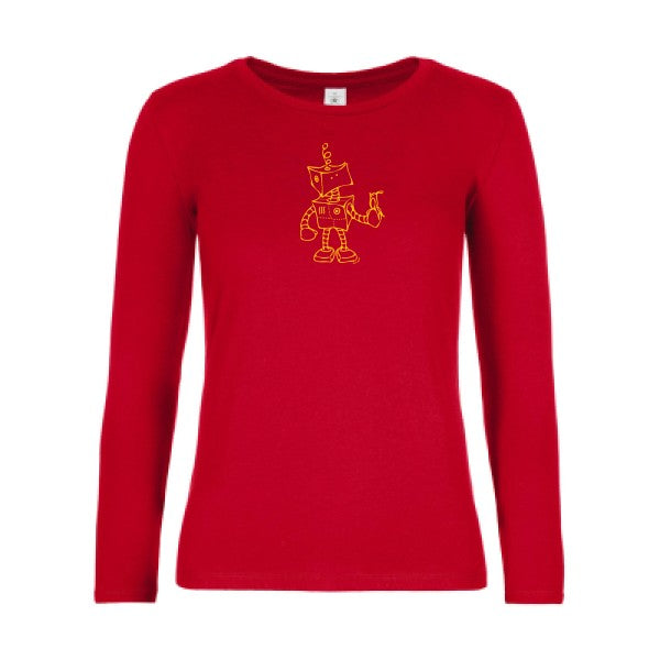 LSL Damen-T-Shirt Robot & Bird