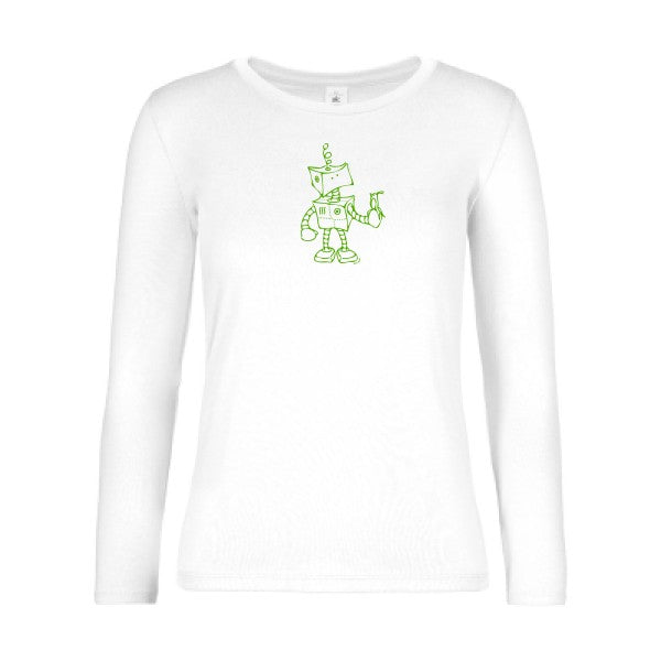 LSL Damen-T-Shirt Robot & Bird