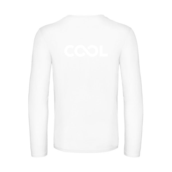 infiniment cool - t shirt- manches- longues- original- humour- White impression Dos