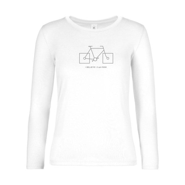 LSL Damen-T-Shirt I believe I can ride