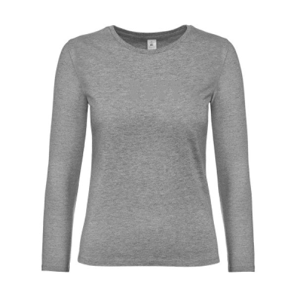 LSL Damen-T-Shirt ein zwei drei cat