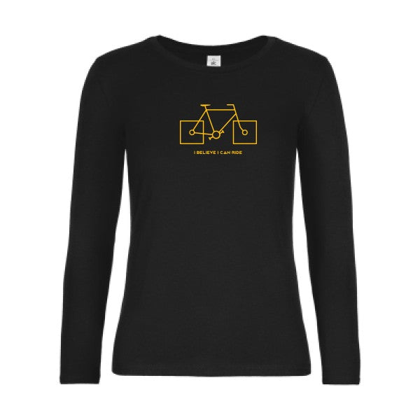 LSL Damen-T-Shirt I believe I can ride