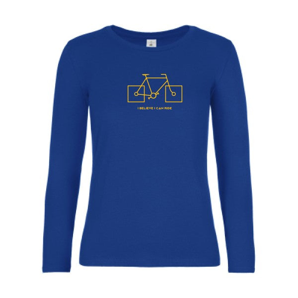 LSL Damen-T-Shirt I believe I can ride