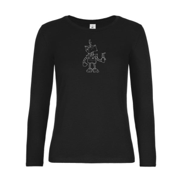 LSL Damen-T-Shirt Robot & Bird