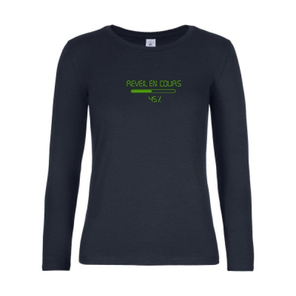 LSL Damen-T-Shirt Wecker läuft... Ladebildschirm...