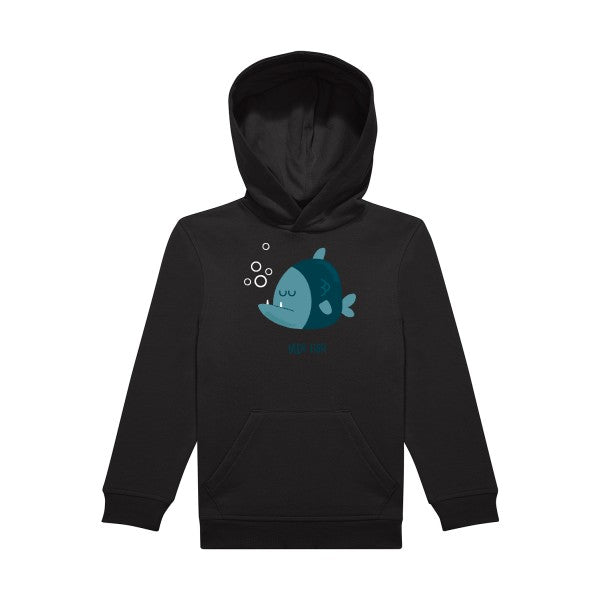 sweat capuche enfant Black M-en-fish