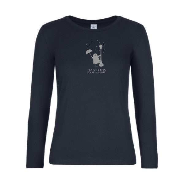 Damen-T-Shirt LSL Hantons im Regen