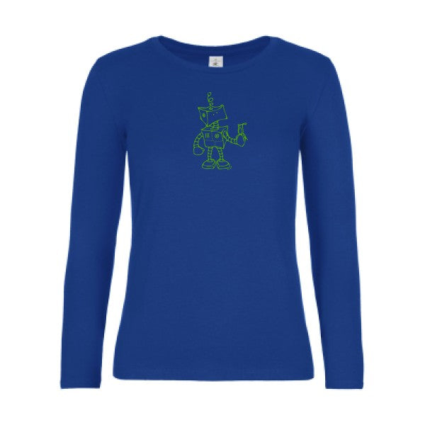 LSL Damen-T-Shirt Robot & Bird