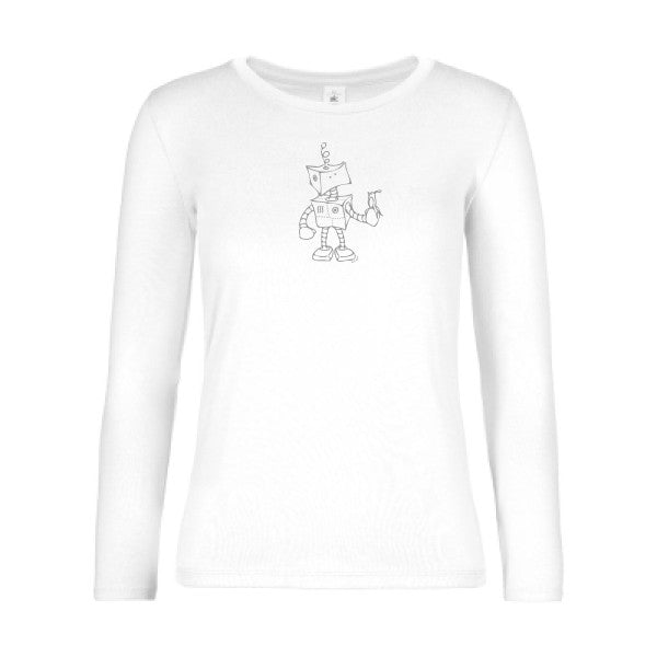 LSL Damen-T-Shirt Robot & Bird