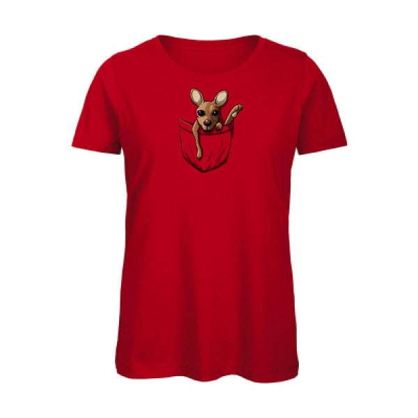 Dans-la-poche- T-shirt original - t-shirt original femme Red