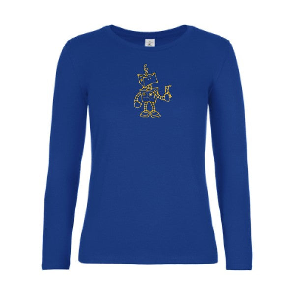 LSL Damen-T-Shirt Robot & Bird