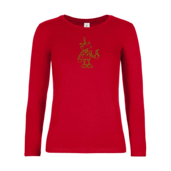 LSL Damen-T-Shirt Robot & Bird