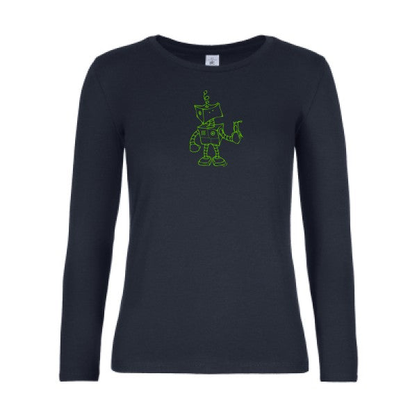 LSL Damen-T-Shirt Robot & Bird