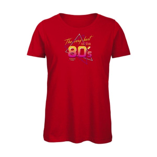 annee-80s- T-shirt original - t-shirt original femme Red