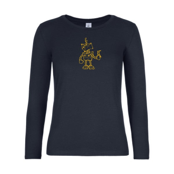 LSL Damen-T-Shirt Robot & Bird