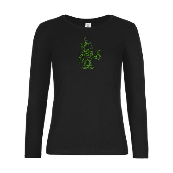 LSL Damen-T-Shirt Robot & Bird